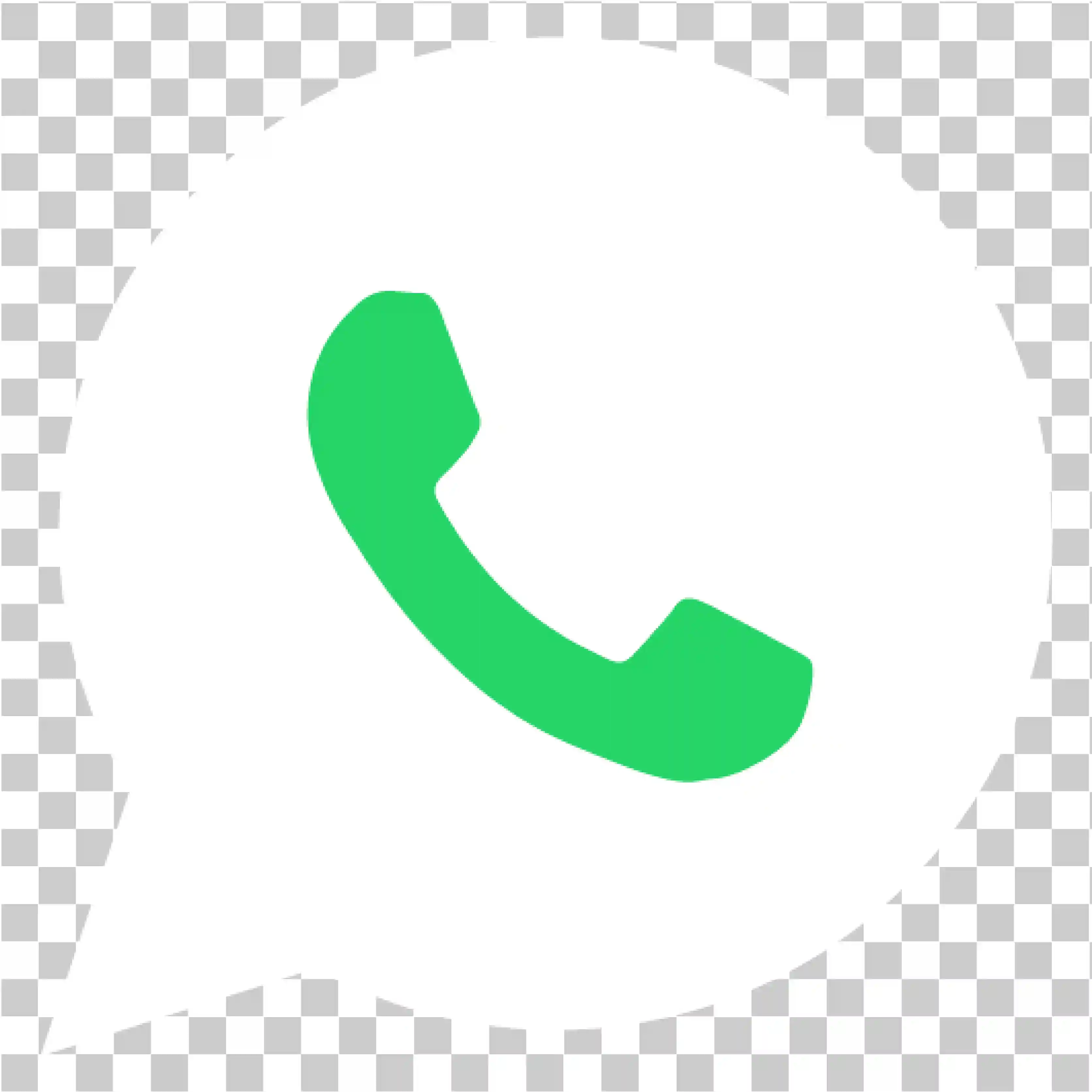 Whatsapp Logo Png, fundo branco, Telefone verde, Verde e branco, ícone, vetor, clipart, imagem, Download grátis, 