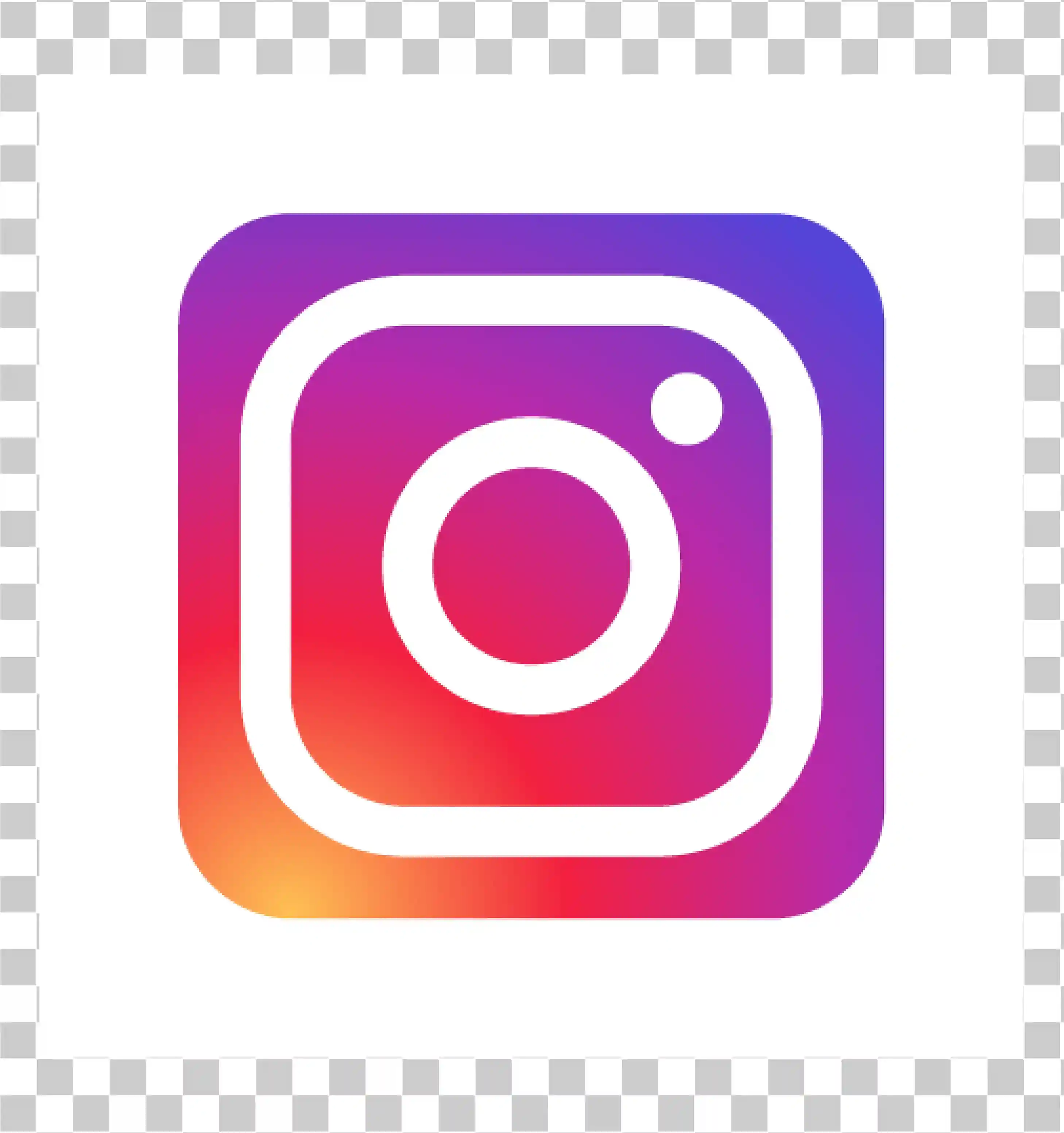 Logotipo de Instagram PNG, Ícono de gradiente rosa y dorado, Vector transparente, Símbolos de IG cuadrados y redondeados gratis, 