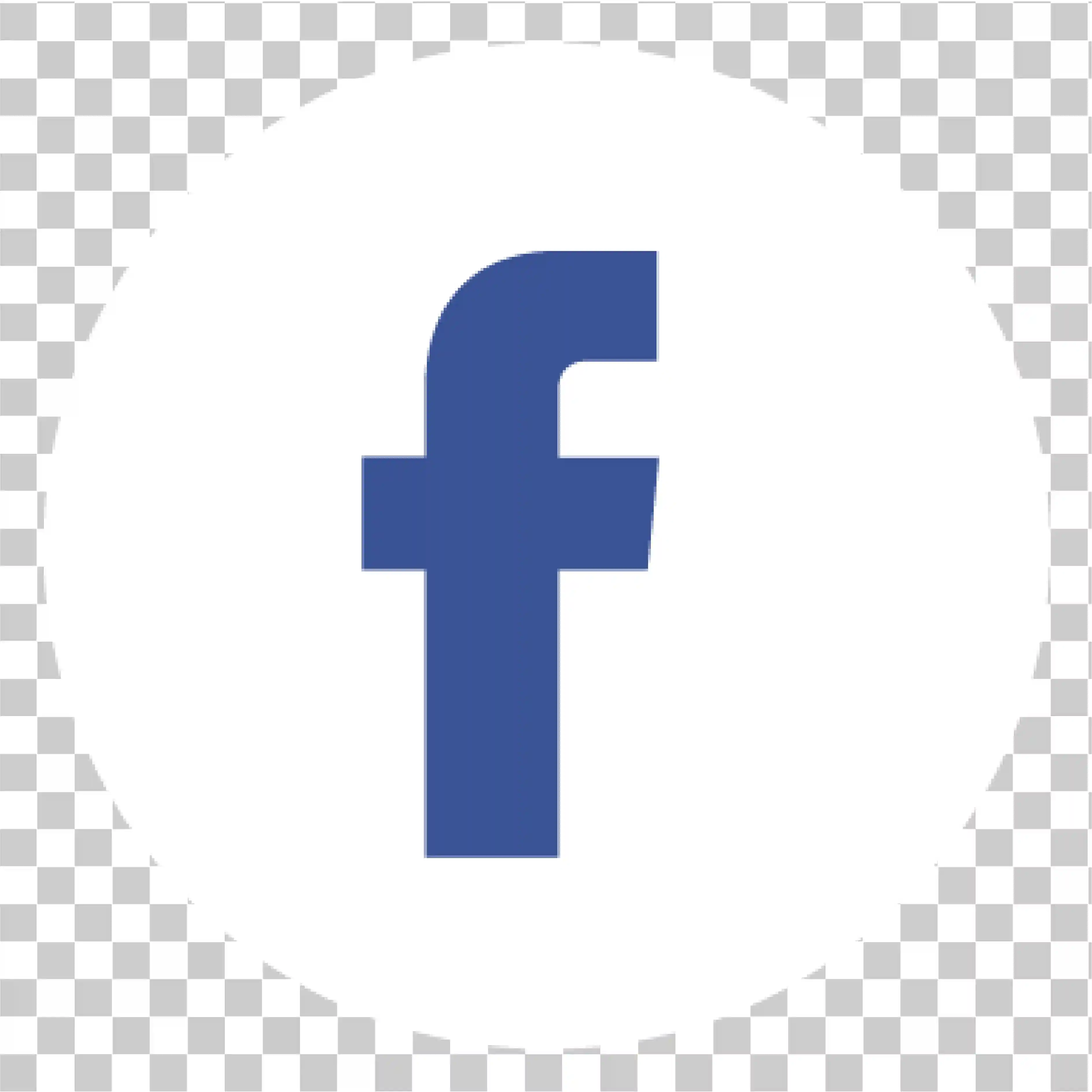 Logo -ul Facebook PNG Blue pe fundal alb, Cercul rotund pictograma FB, Nou vector de logo pentru aplicații Facebook, 