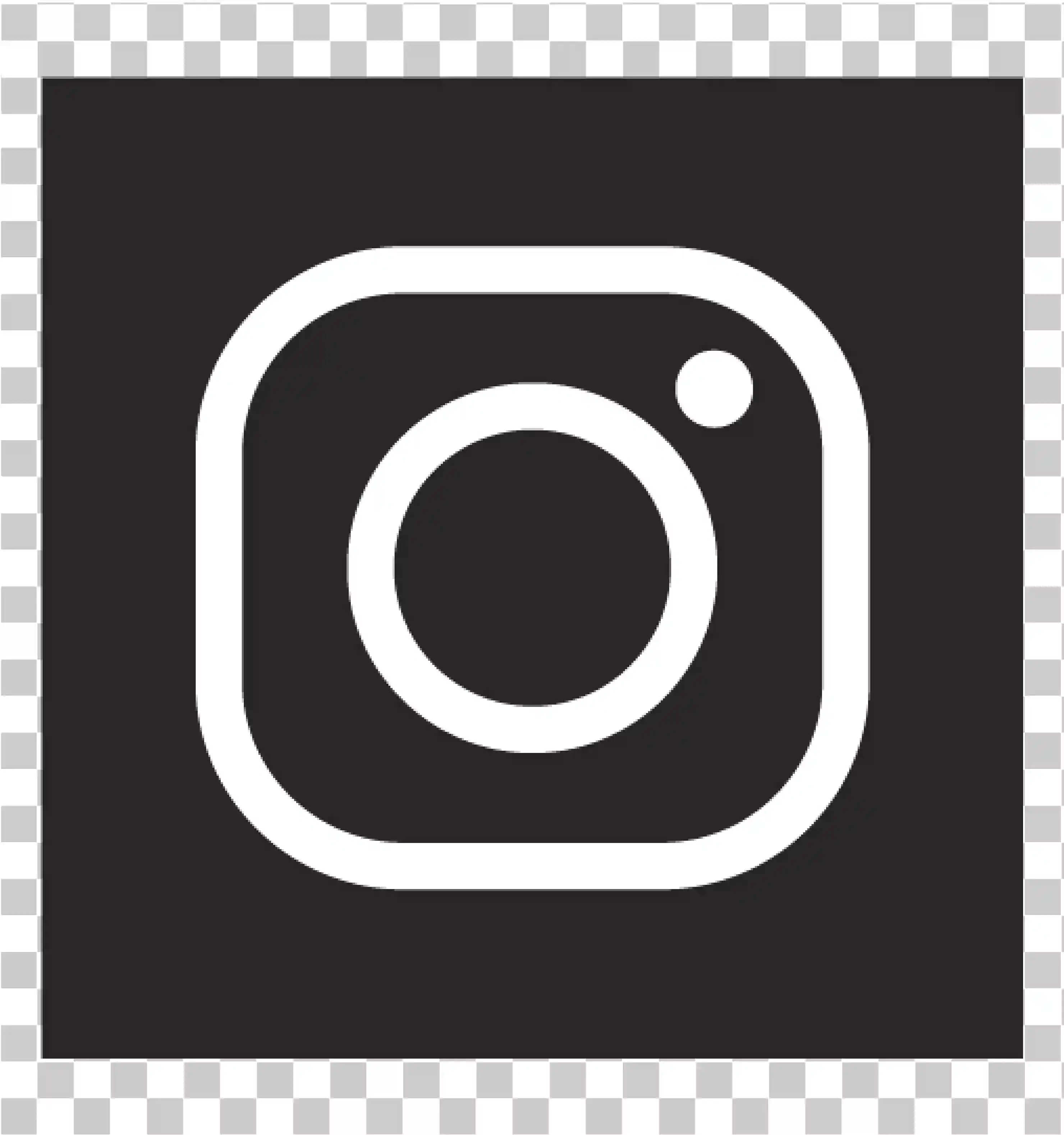 Instagramロゴpng, Instaアイコン, IGロゴベクトル, 透明性と黒の背景, 黒と白のステッカー, 