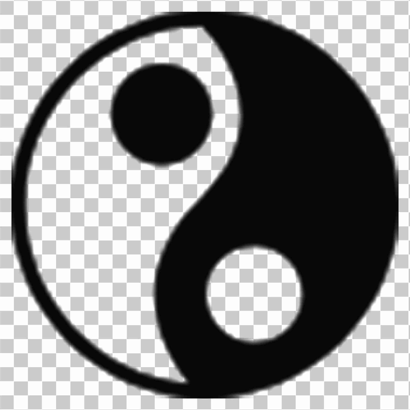 Yin Yang PNG - czarno -biały symbol, Tatuaż, Emoji i projektowanie serca, 
